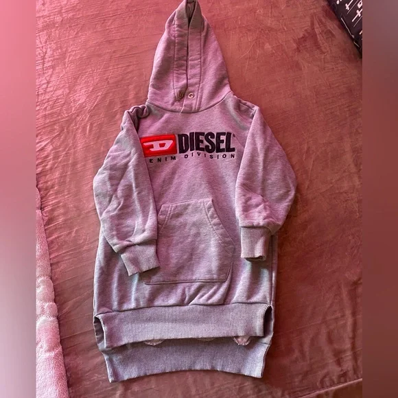Authentic Diesel Girls Hoodie Size 5 Girls - Picture 2 of 4